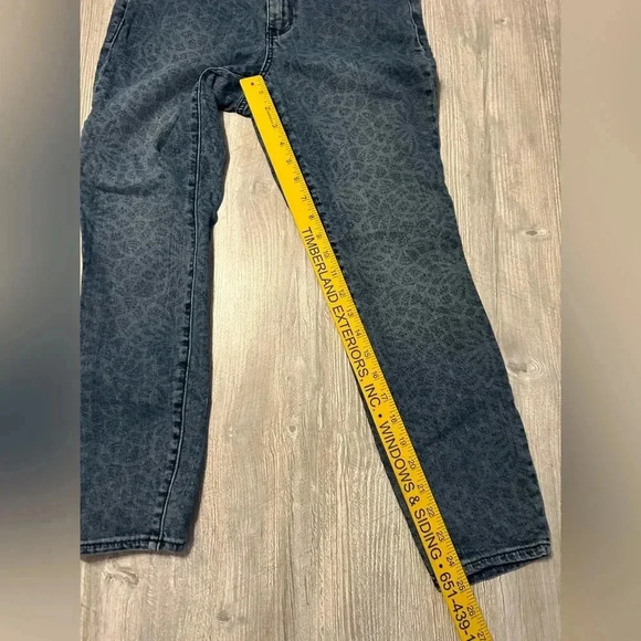 DKNY Women's Floral Pattern Straight Leg Jeggings Jeans Blue Size 06 no flaws - Picture 11 of 12